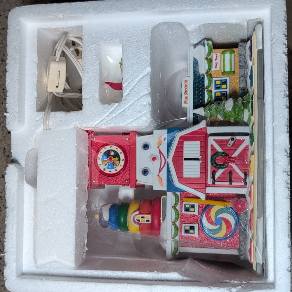 DEPARTMENT56/Fisher Price Fun Factory with Box (Retired in 2016) - Picture 12 of 15